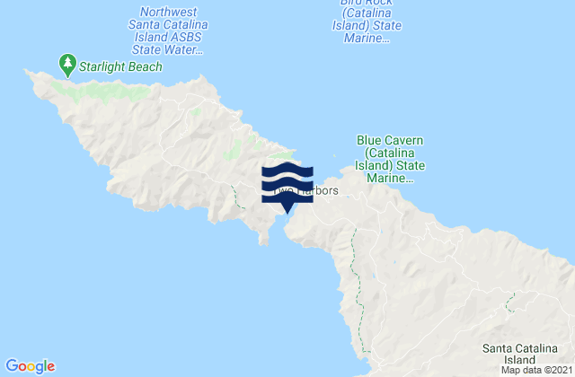 Mappa delle maree di Catalina Harbor Santa Catalina Island, United States