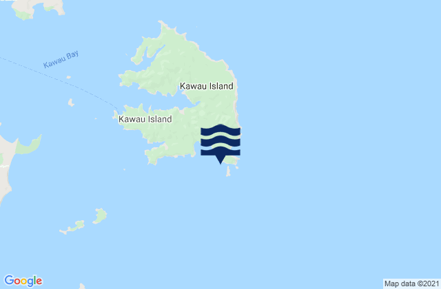Mappa delle maree di Challenger Island (Little Kawau Island), New Zealand