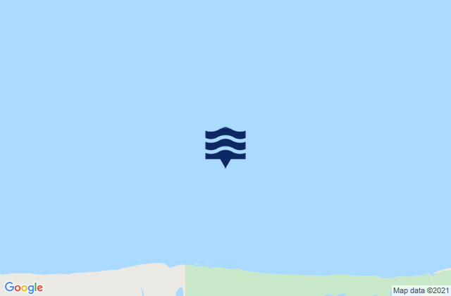 Mappa delle maree di Chambers Bay, Australia