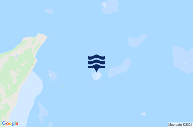Mappa delle maree di Chapman Island, Australia