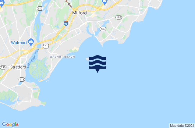 Mappa delle maree di Charles Island 0.8 mile SSE of, United States
