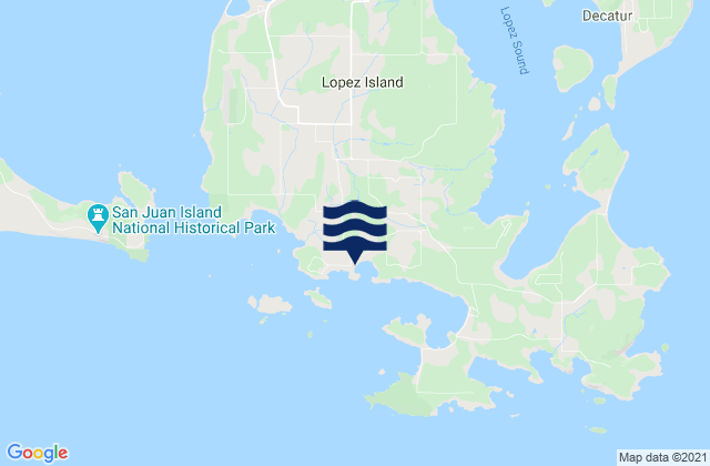 Mappa delle maree di Charles Island, United States