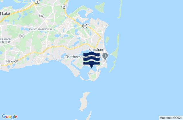 Mappa delle maree di Chatham (Stage Harbor), United States