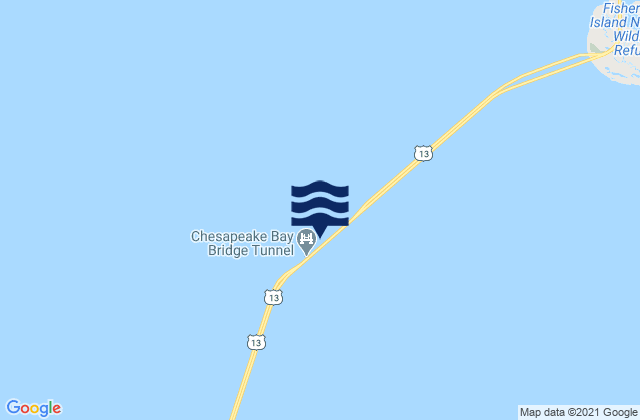 Mappa delle maree di Chesapeake Channel (bridge tunnel), United States