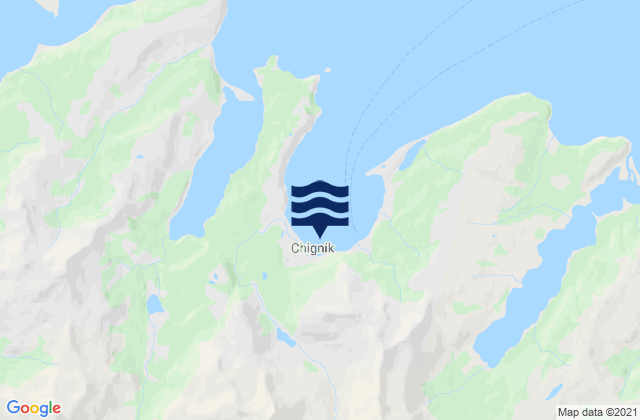 Mappa delle maree di Chignik (Anchorage Bay), United States