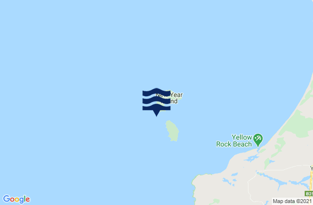 Mappa delle maree di Christmas Island, Australia