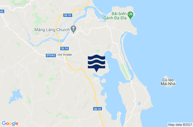 Mappa delle maree di Chí Thạnh, Vietnam