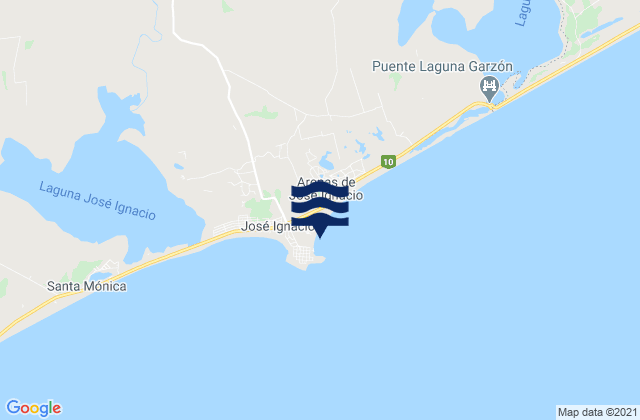 Mappa delle maree di Club del la Playa, Brazil