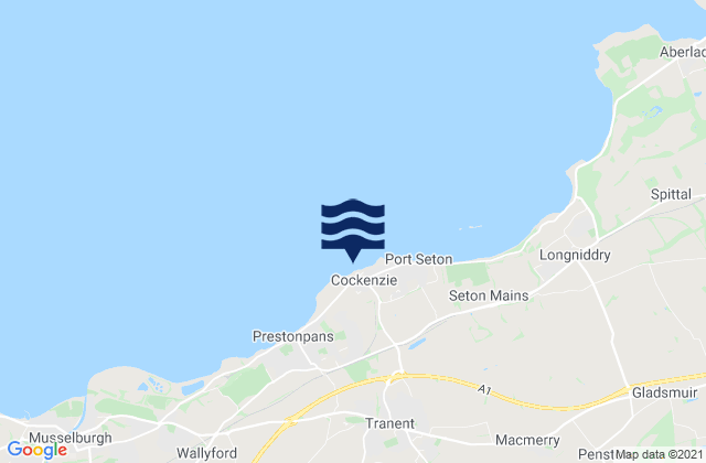Mappa delle maree di Cockenzie, United Kingdom