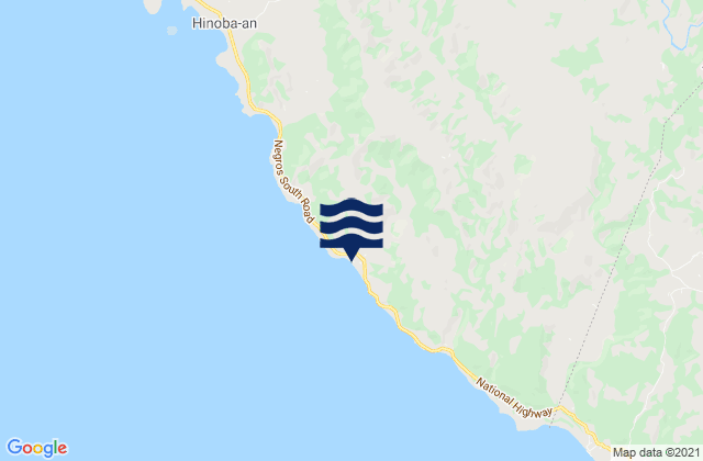 Mappa delle maree di Colipapa, Philippines