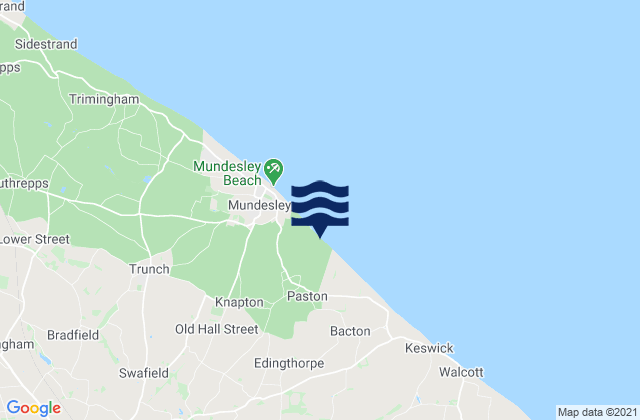 Mappa delle maree di Coltishall, United Kingdom