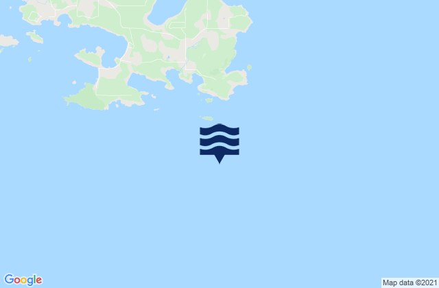 Mappa delle maree di Colville Island 1 mile SSE of, United States
