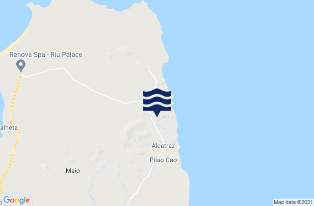 Mappa delle maree di Concelho do Maio, Cabo Verde