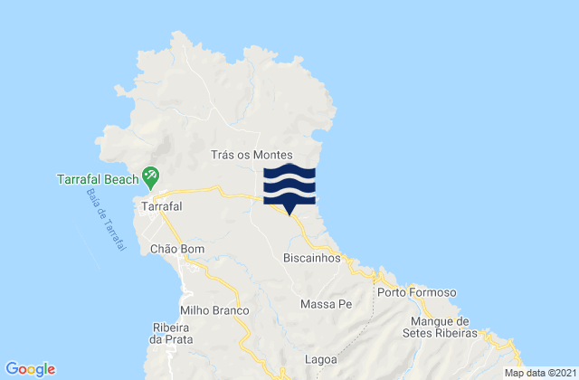 Mappa delle maree di Concelho do Tarrafal, Cabo Verde