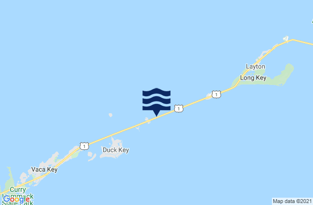 Mappa delle maree di Conch Key Eastern End, United States