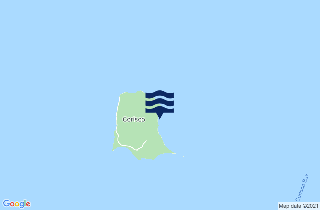 Mappa delle maree di Corisco, Equatorial Guinea