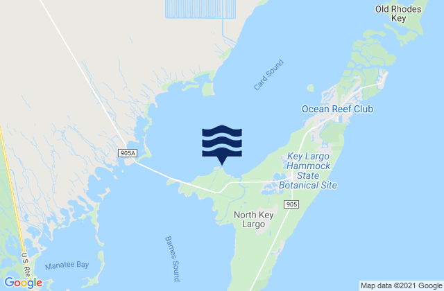 Mappa delle maree di Cormorant Point, United States