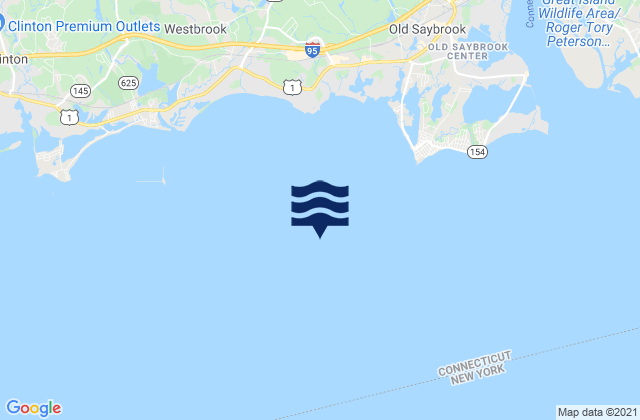 Mappa delle maree di Cornfield Point 1.9 n.mi. SW of, United States