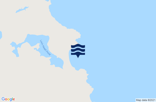 Mappa delle maree di Cow Bay, Argentina