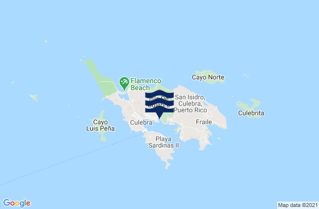 Mappa delle maree di Culebra Municipio, Puerto Rico