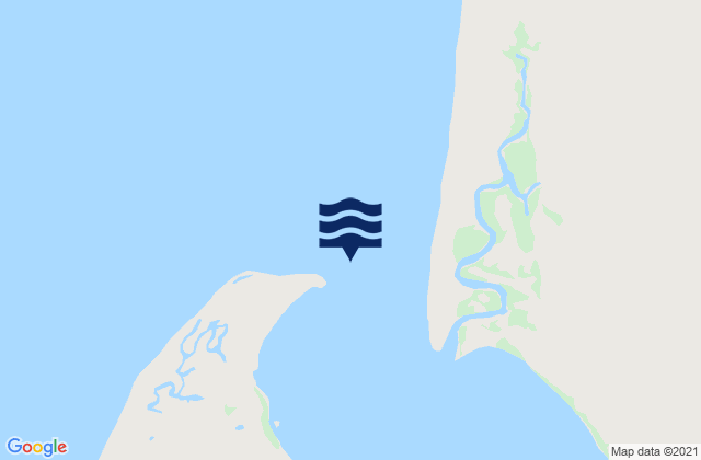 Mappa delle maree di Cullen Point, Australia