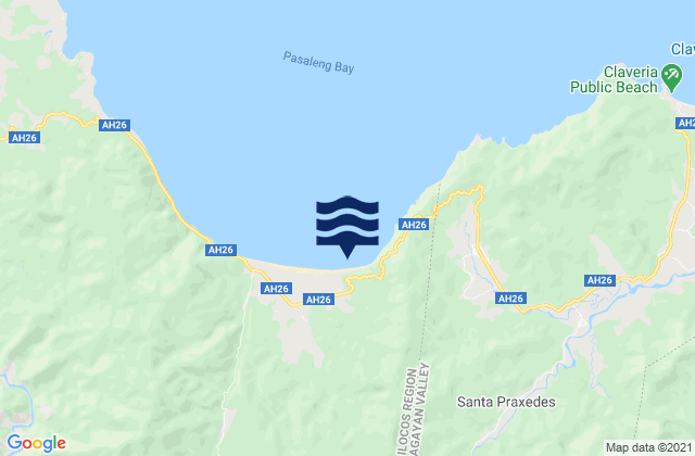 Mappa delle maree di Currmao, Philippines