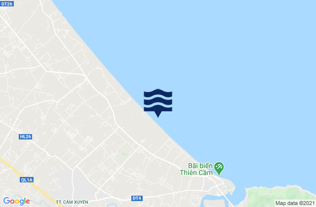 Mappa delle maree di Cẩm Xuyên, Vietnam