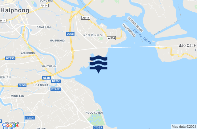 Mappa delle maree di Cửa Cấm, Vietnam