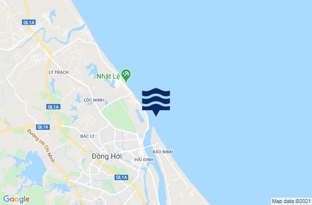 Mappa delle maree di Cửa Nhật Lệ, Vietnam
