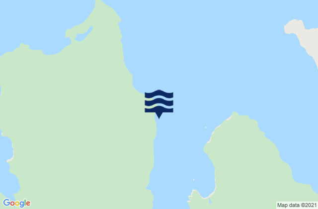 Mappa delle maree di D'urville Point, Australia