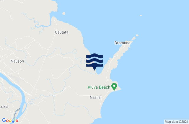 Mappa delle maree di Daku, Fiji