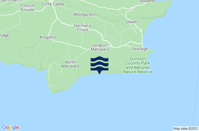 Mappa delle maree di Dancing Ledge Beach, United Kingdom