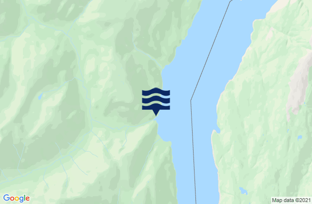 Mappa delle maree di Davis River Entrance Alaska, United States