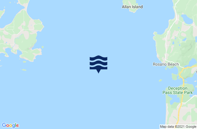 Mappa delle maree di Deception Island 2.7 miles west of, United States