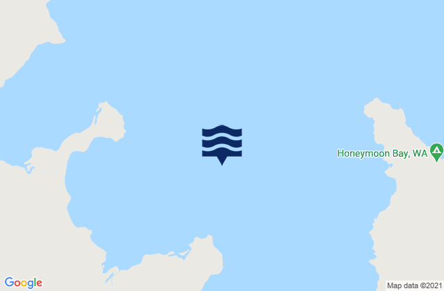 Mappa delle maree di Deep Bay, Australia