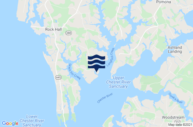 Mappa delle maree di Deep Cove, United States