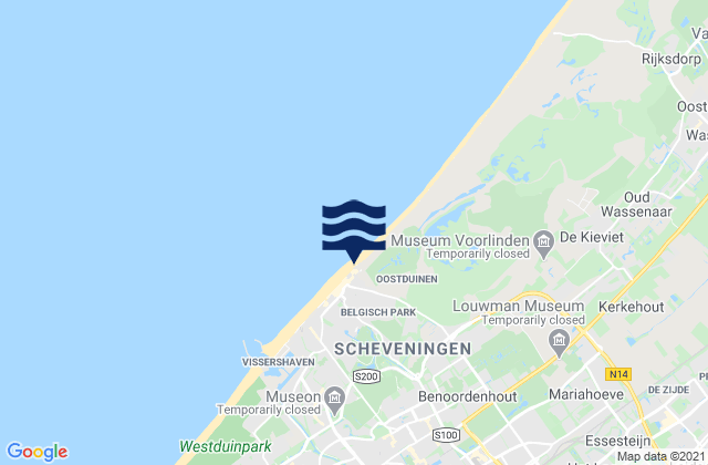 Mappa delle maree di Delft, Netherlands