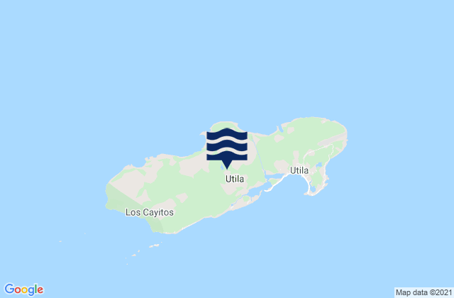 Mappa delle maree di Departamento de Islas de la Bahía, Honduras