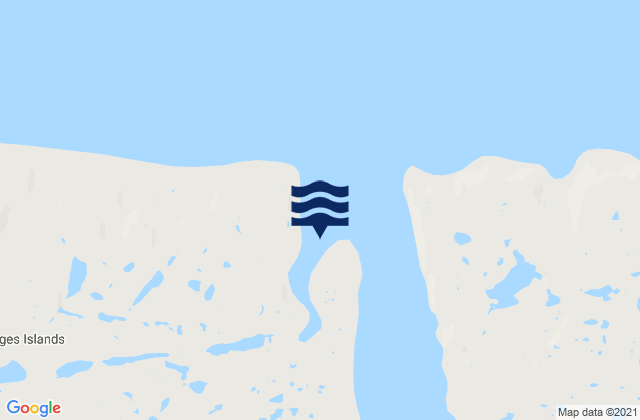 Mappa delle maree di Digges Harbour, Canada