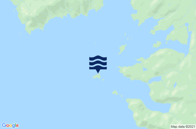 Mappa delle maree di Diver Islands, United States