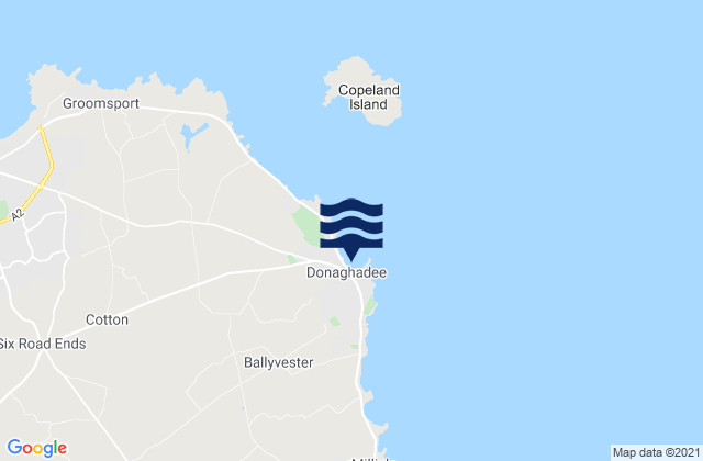 Mappa delle maree di Donaghadee, United Kingdom
