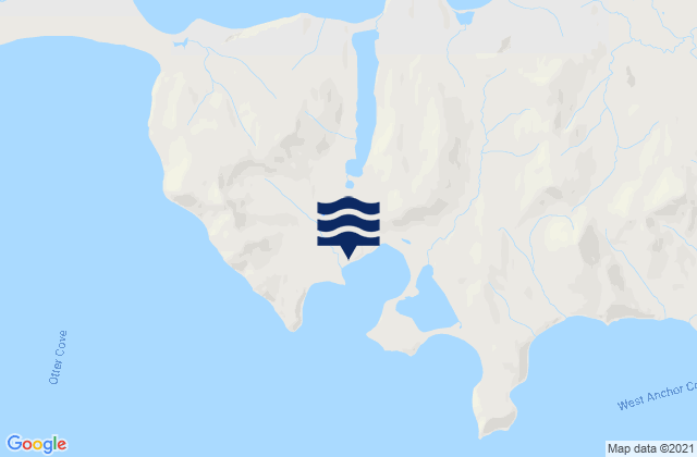 Mappa delle maree di Dora Harbor, United States