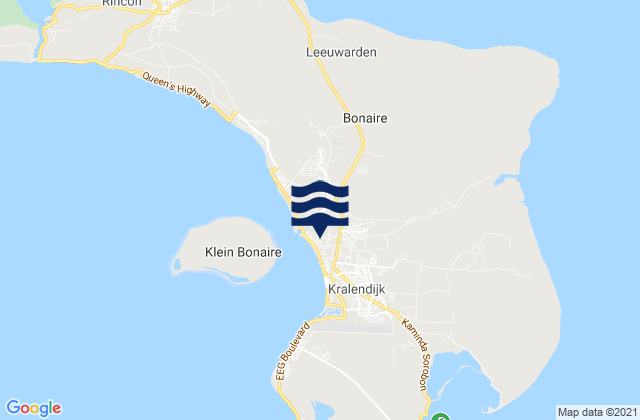 Mappa delle maree di Dorp Antriol, Bonaire, Saint Eustatius and Saba 