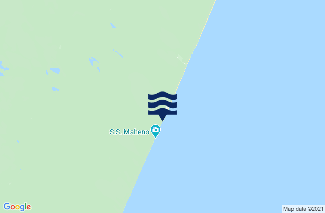 Mappa delle maree di Double Island Point - East Side, Australia