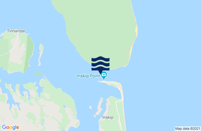 Mappa delle maree di Double Island Point - North Coast, Australia