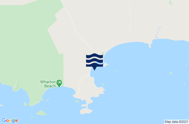 Mappa delle maree di Duke of Orleans Bay, Australia