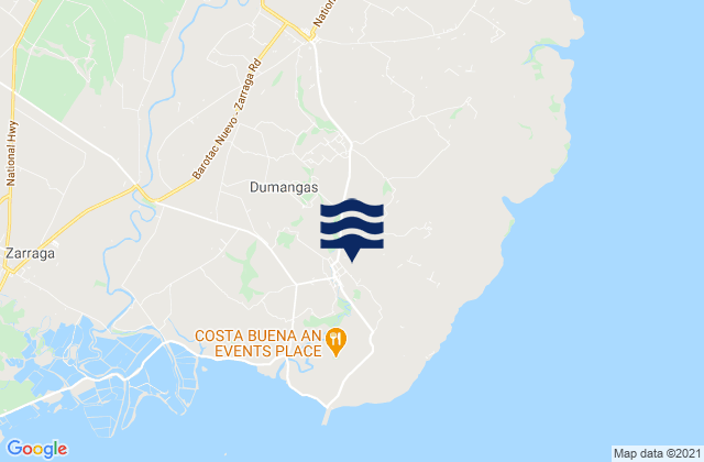 Mappa delle maree di Dumangas, Philippines