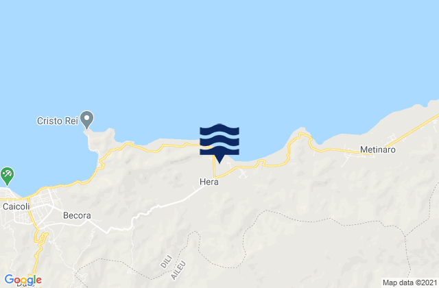 Mappa delle maree di Díli, Timor Leste
