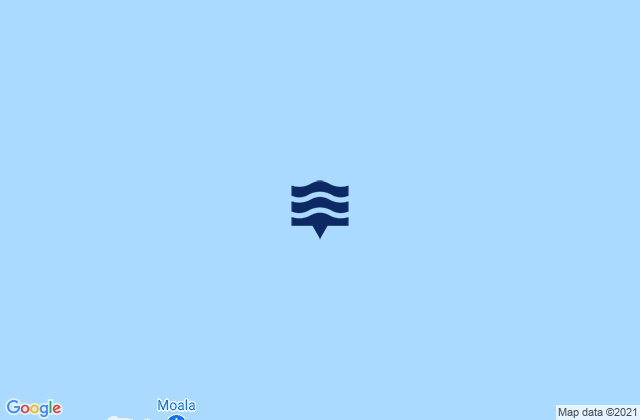 Mappa delle maree di Eastern Division, Fiji