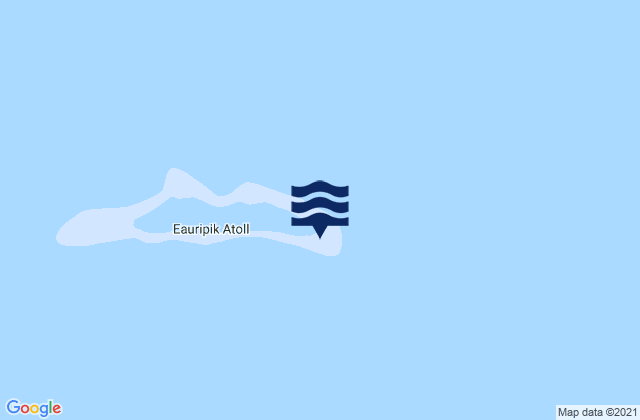 Mappa delle maree di Eauripik Municipality, Micronesia